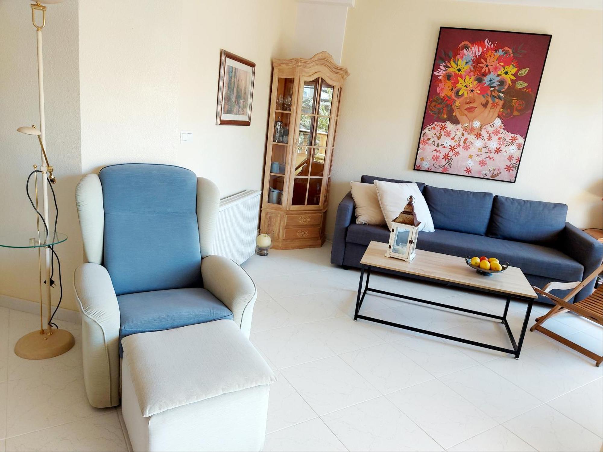 Estupendo apartamento en primera línea de playa y con vistas al mar Denia Exterior foto